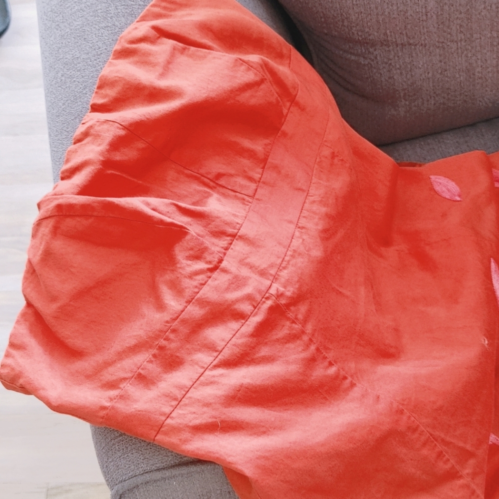 Strapless summer embroidered dress